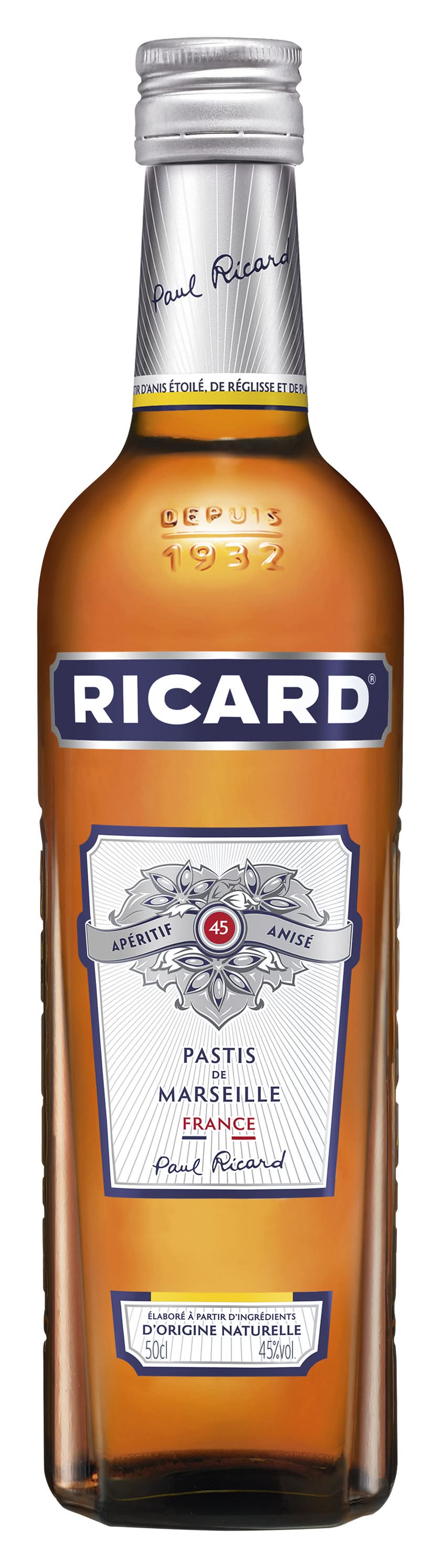 Ricard - Apéritif anisé pastis de marseille (500ml)