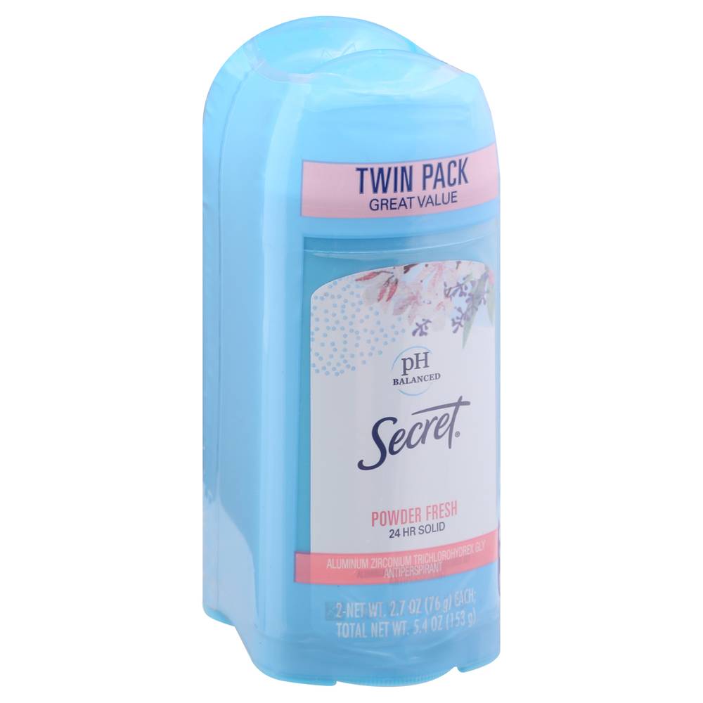 Secret Powder Fresh Solid Antiperspirant & Deodorant (2 ct)