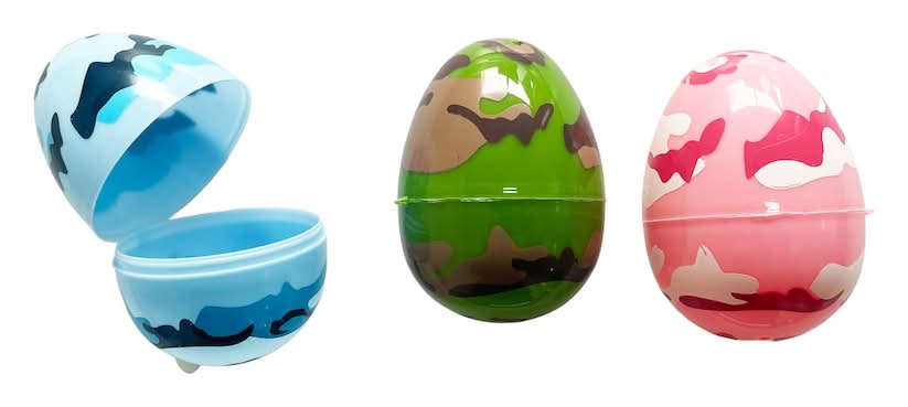 Seasonal Collection Camouflage Easter Eggs, Assorted Colors, 12-pc Pack