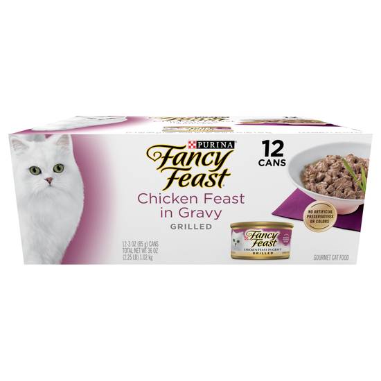 Purina Fancy Feast Chicken Feast Gravy Wet Cat Food (12 ct)