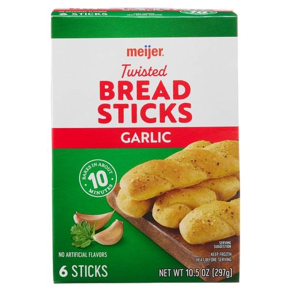 Meijer Twisted Garlic Bread Sticks (10.5 oz)