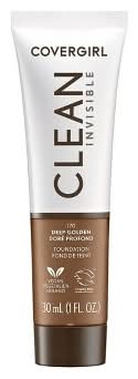 CoverGirl Clean Invisible Foundation, 170 Deep Golden (1 fl oz)
