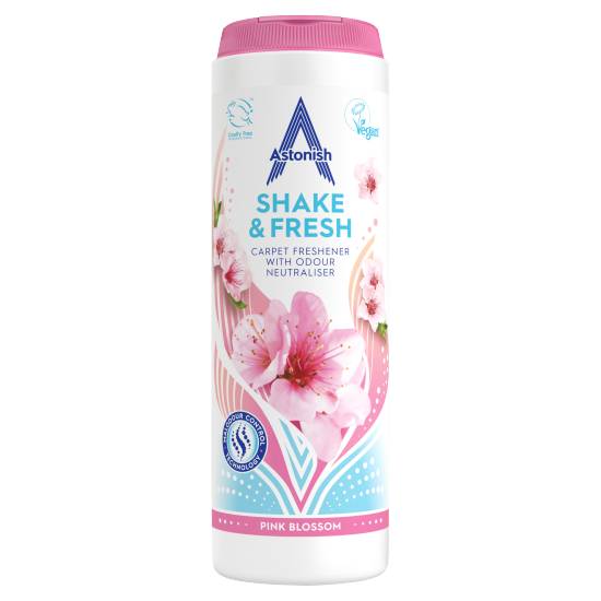 Astonish Shake & Fresh Carpet Freshener Pink Blossom
