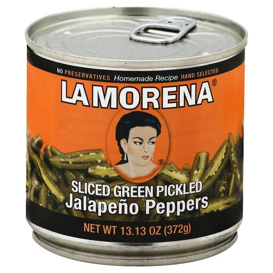 La Morena Sliced Green Pickled Jalapeno Peppers