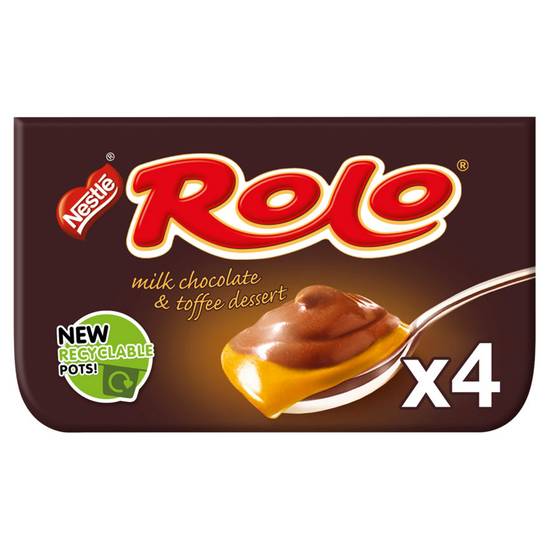 Rolo Delicious Milk Chocolate & Toffee Dessert 4 x 65g (260g)