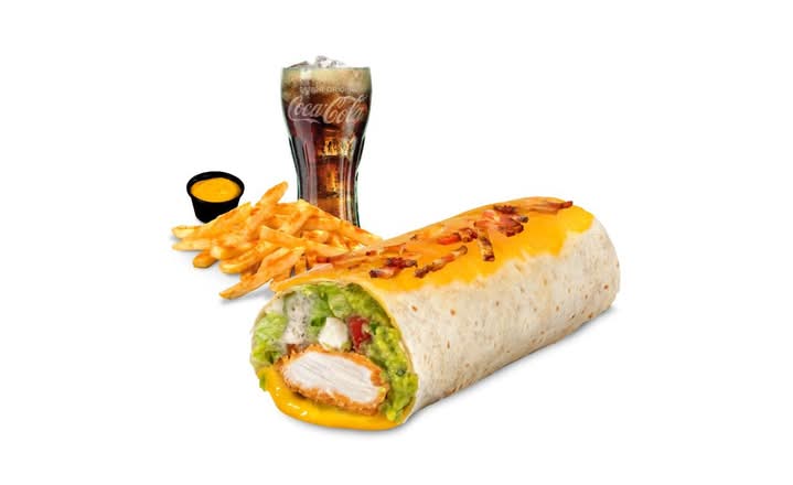 Menú Burrito Deluxe Cheese + Bacon