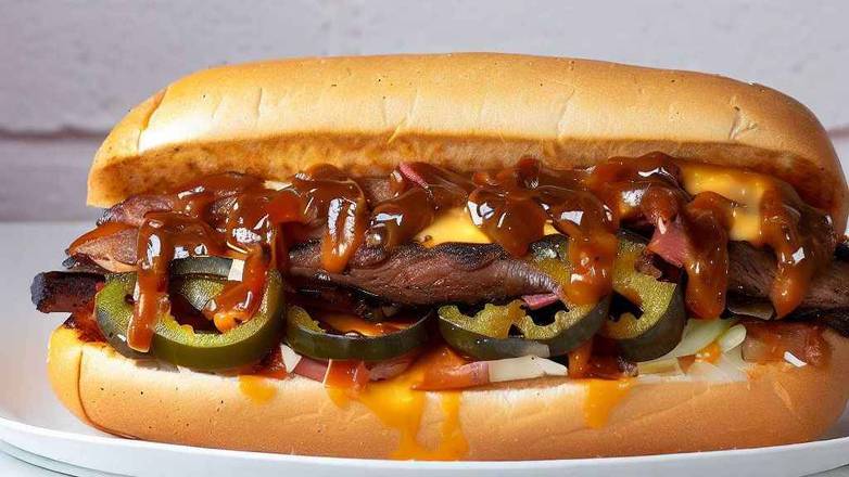 Backyard BBQ Cheesesteak (steak)