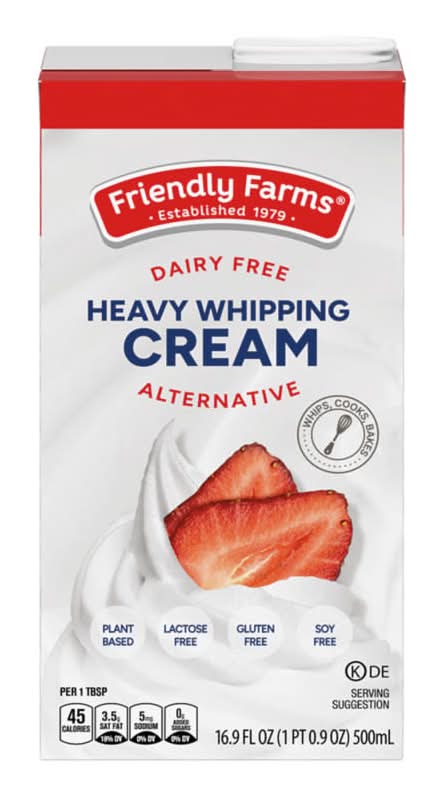 Friendly Farms Dairy Free Heavy Whipping Cream (16.9 fl oz)