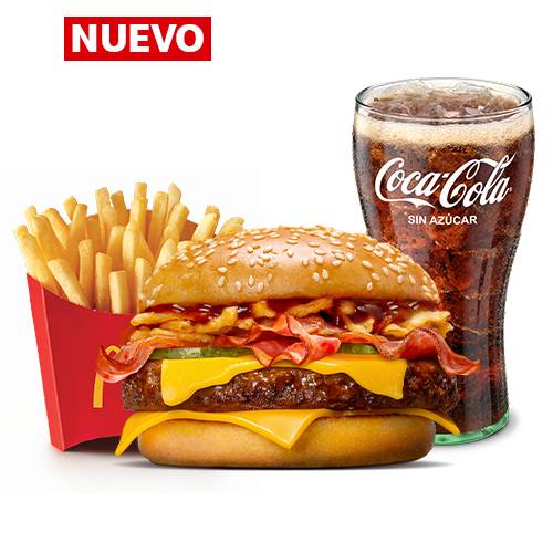 McCombo mediano Cuarto de Libra Western BBQ