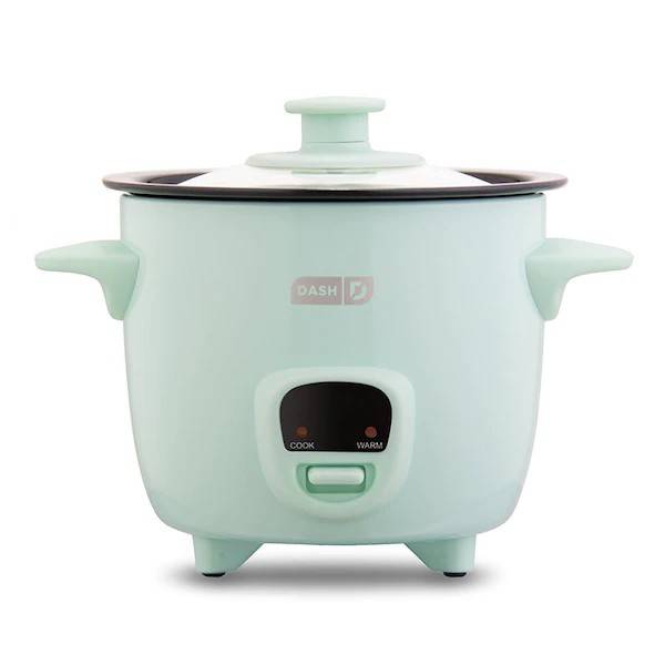 Dash Mini Rice Cooker, Aqua