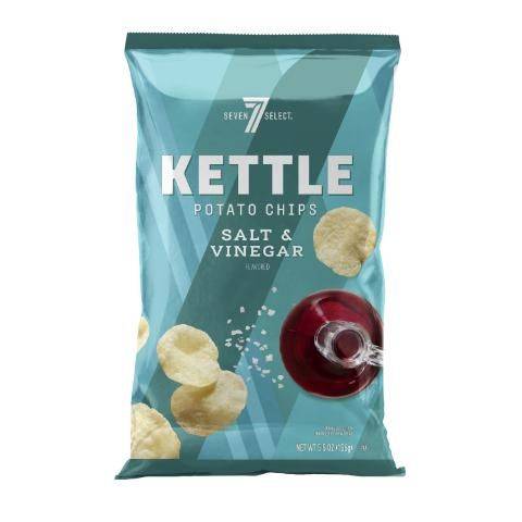 7-Select Salt & Vinegar Kettle Chips 5.5oz