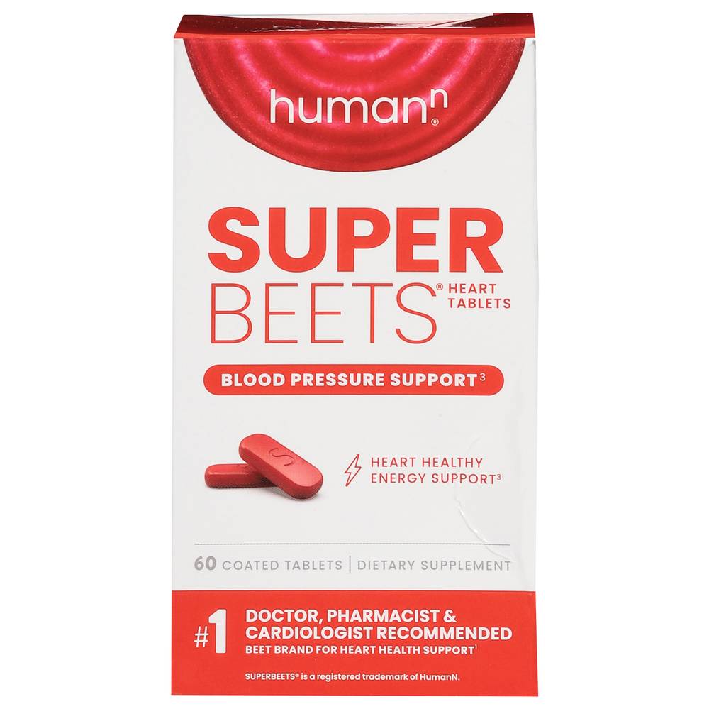 Superbeets Blood Pressure Support Tablets (60 ct)