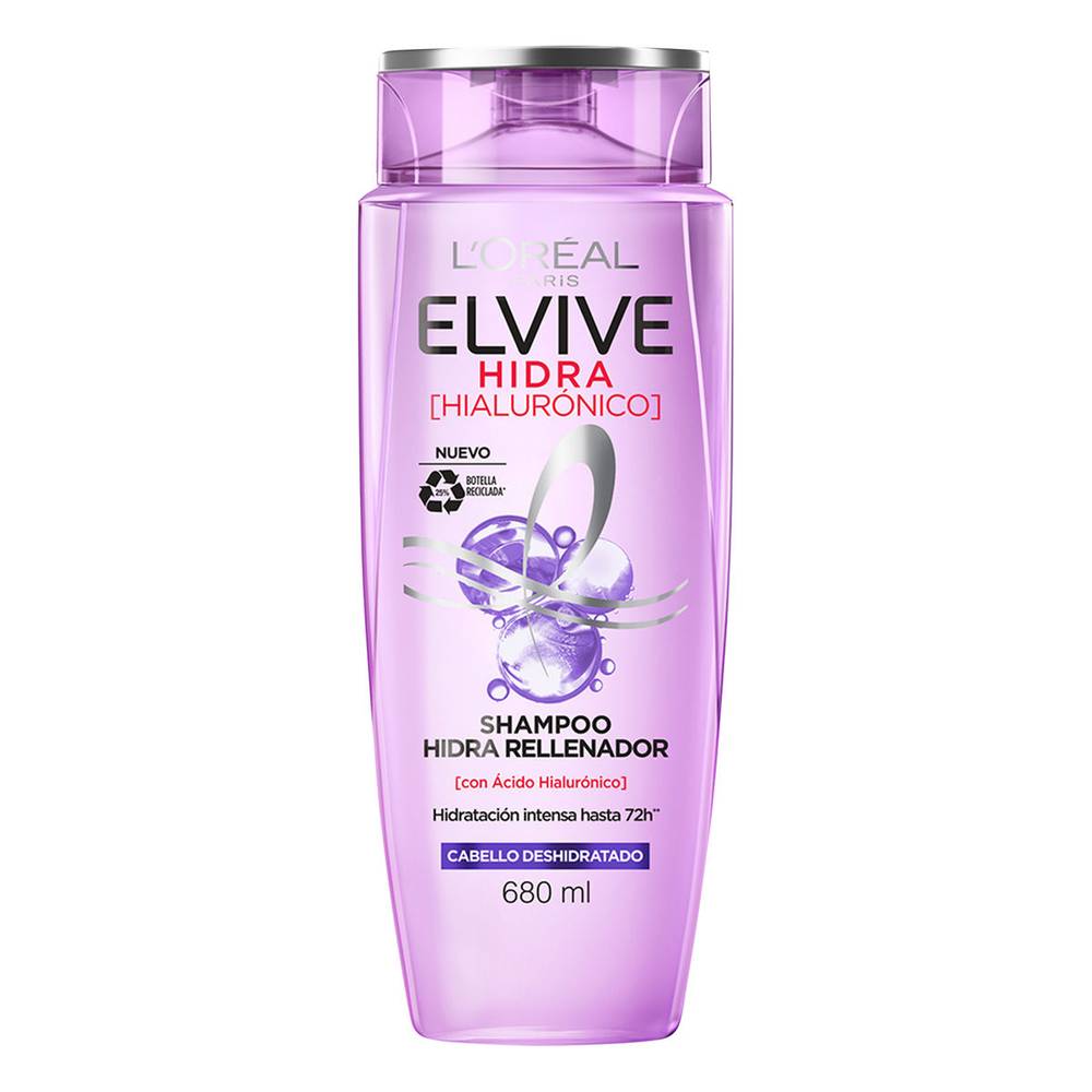 L'Oréal · Shampoo elvive hidra (680 ml)