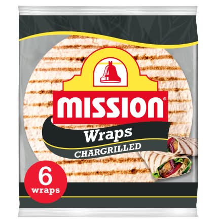 Mission Super Soft Chargrilled Wraps (6 pack)