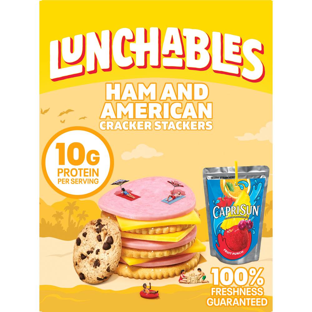 Lunchables Ham & American Cracker Stackers Lunch Combination