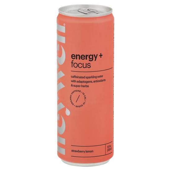 Heywell Energy + Focus Strawberry Lemon Sparkling Water (12 fl oz)