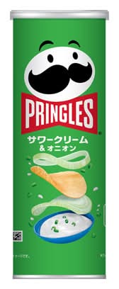 411901:プリングルズ サワークリーム&オニオン M缶 105G / Pringles, Sour Cream & Onion, Medium Can×105G
