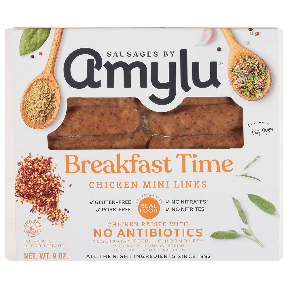 Amylu Foods Breakfast Time Chicken Mini Links (9 oz)