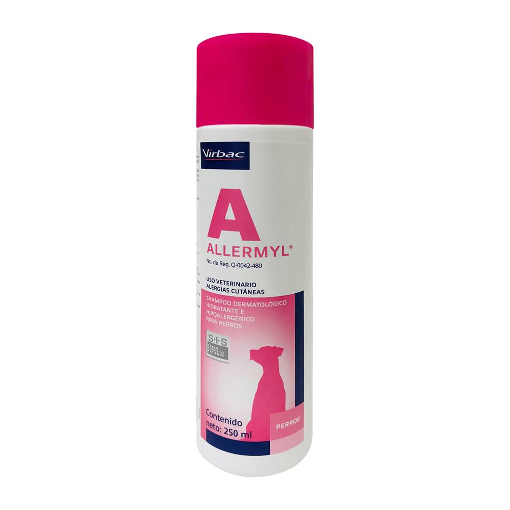 Virbac allermyl glyco shampoo hidratante para alergias para perro/gato