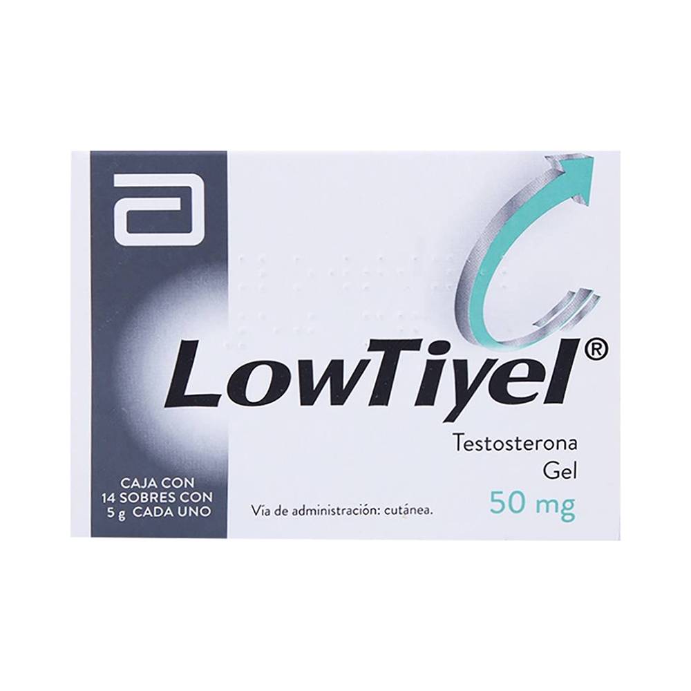 Abbott lowtiyel testosterona gel 50 mg (14 piezas)
