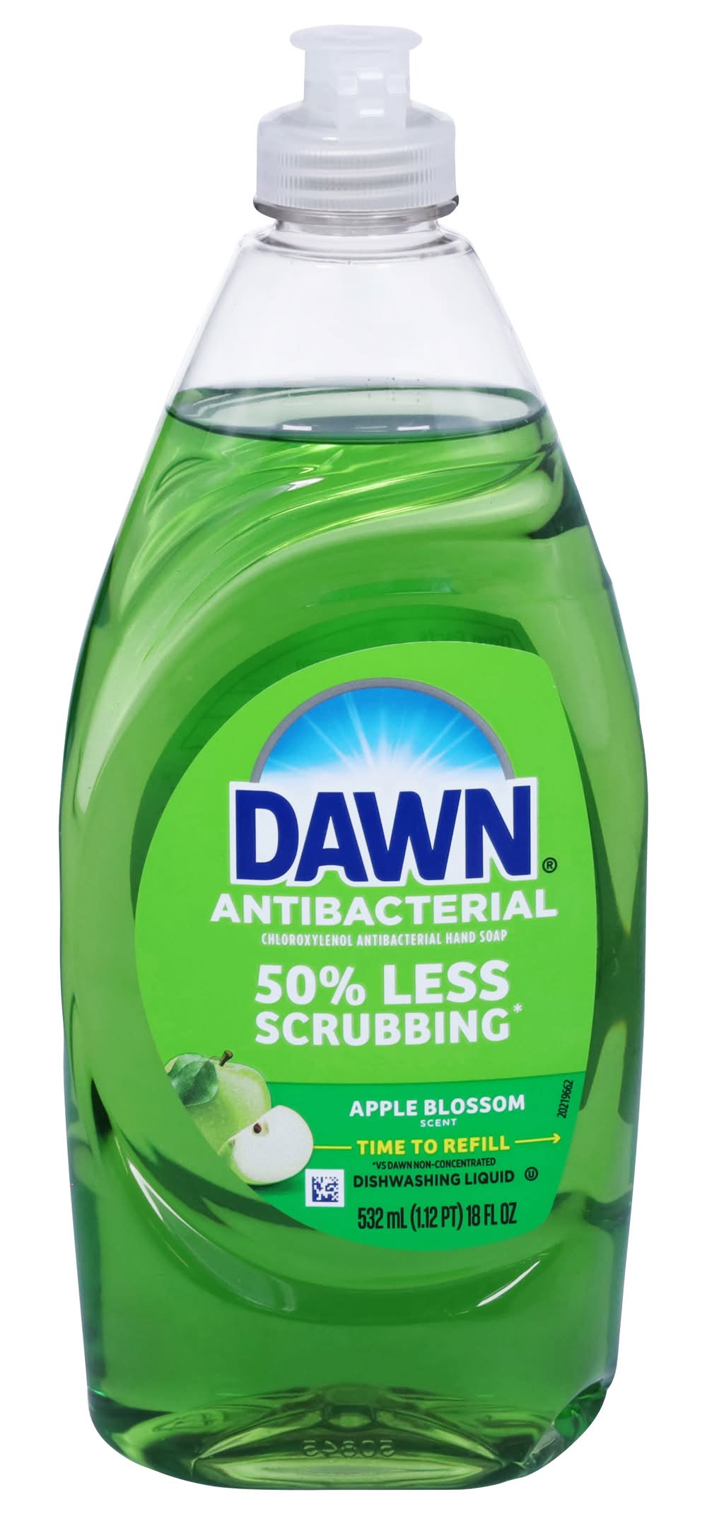 Dawn Ultra Antibacterial Dishwashing Liquid Dish Soap, Apple Blossom (18 fl oz)