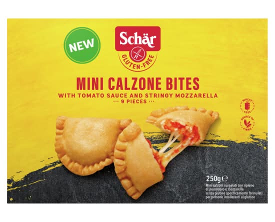 Schär Mini Calzone Bites With Tomato Sauce and Stringy Mozzarella (250g)