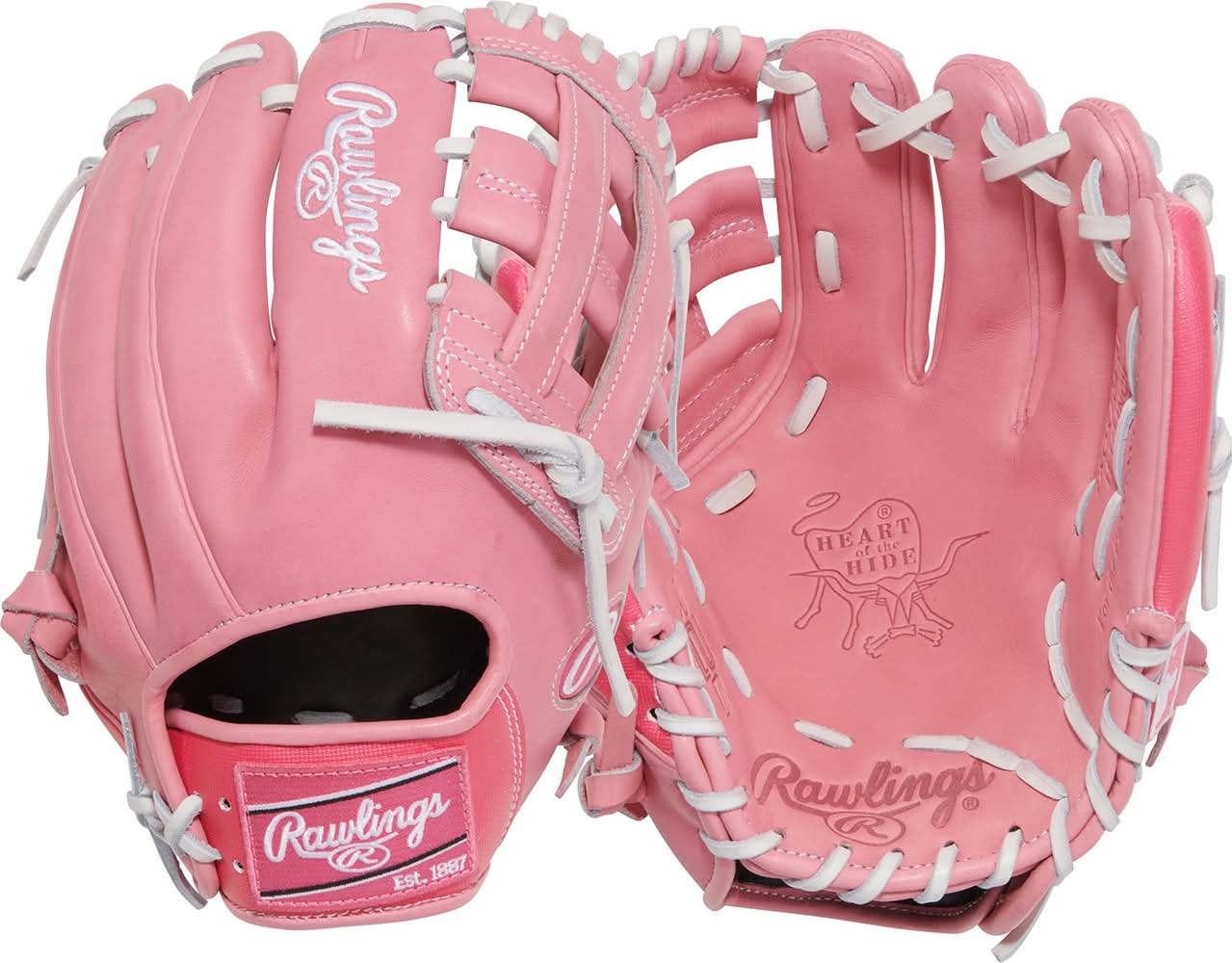 Rawlings 11.5'' Heart of the Hide R2G Series Glove (Pink)