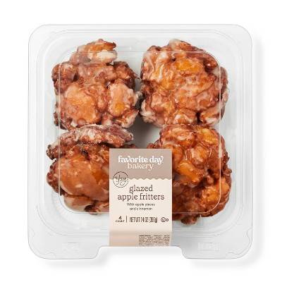 Favorite Day Glazed Apple Fritters (14 oz, 4 ct)