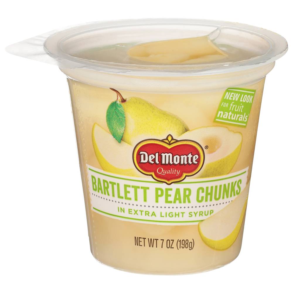 Del Monte Fruit Naturals Bartlett Pear Chunks (7 oz)