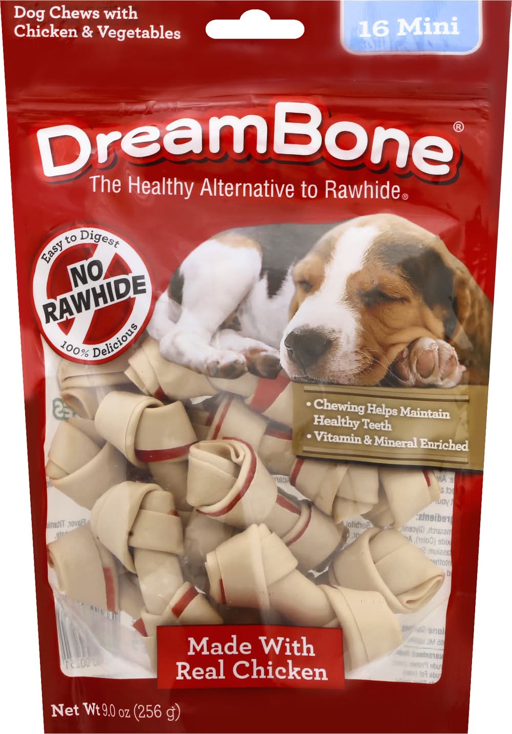 DreamBone Mini Vegetable & Chicken Dog Chews (9 oz)