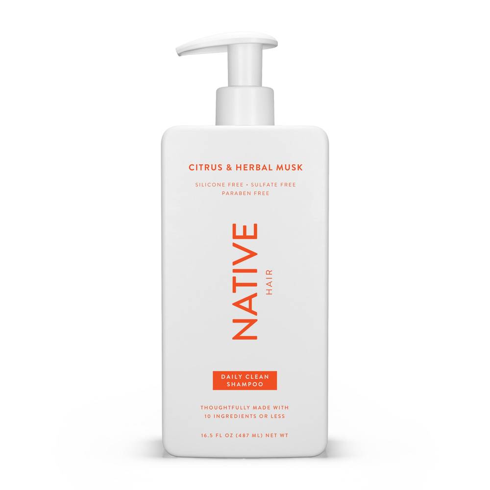 Native Shampoo, Citrus & Herbal Musk