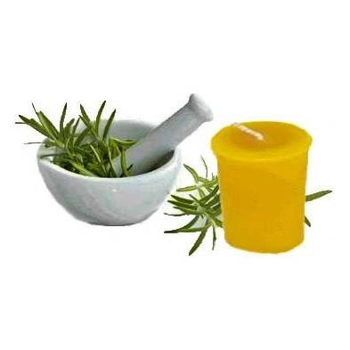 Honey Candles Essential Votive Candle Rosemary Mint (1 unit)