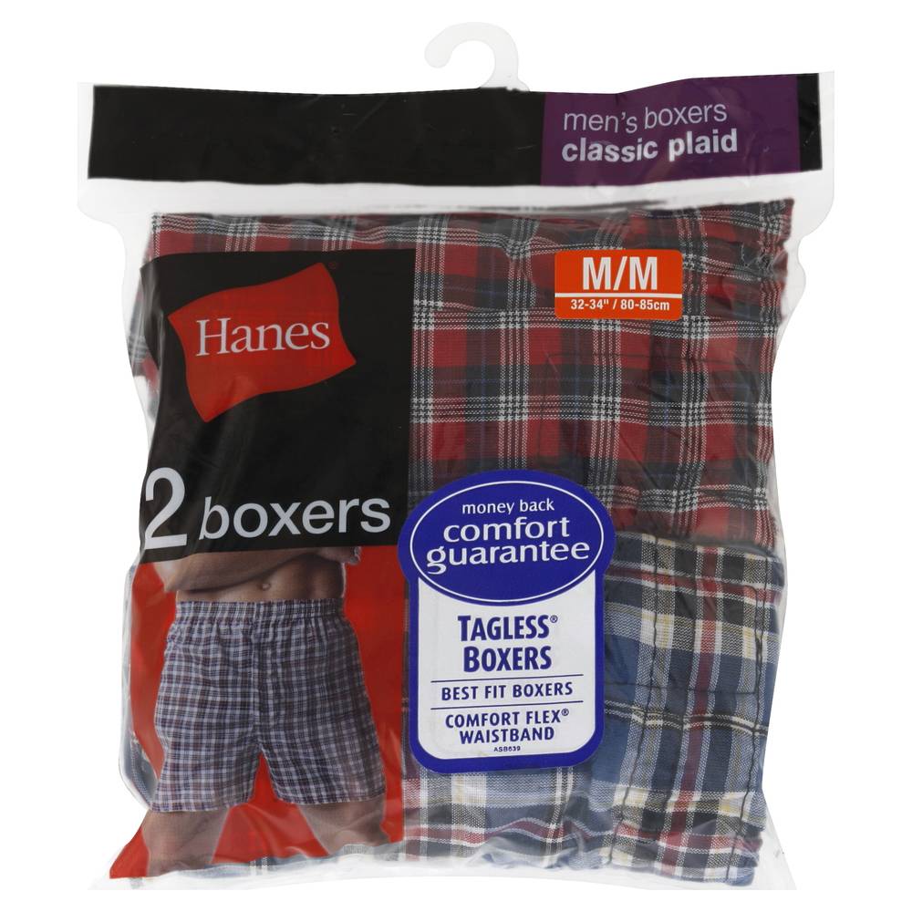 Hanes Boxers, 32-34 (2 ct)