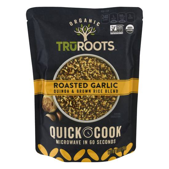 Truroots Organic Roasted Garlic Quinoa & Brown Rice Blend