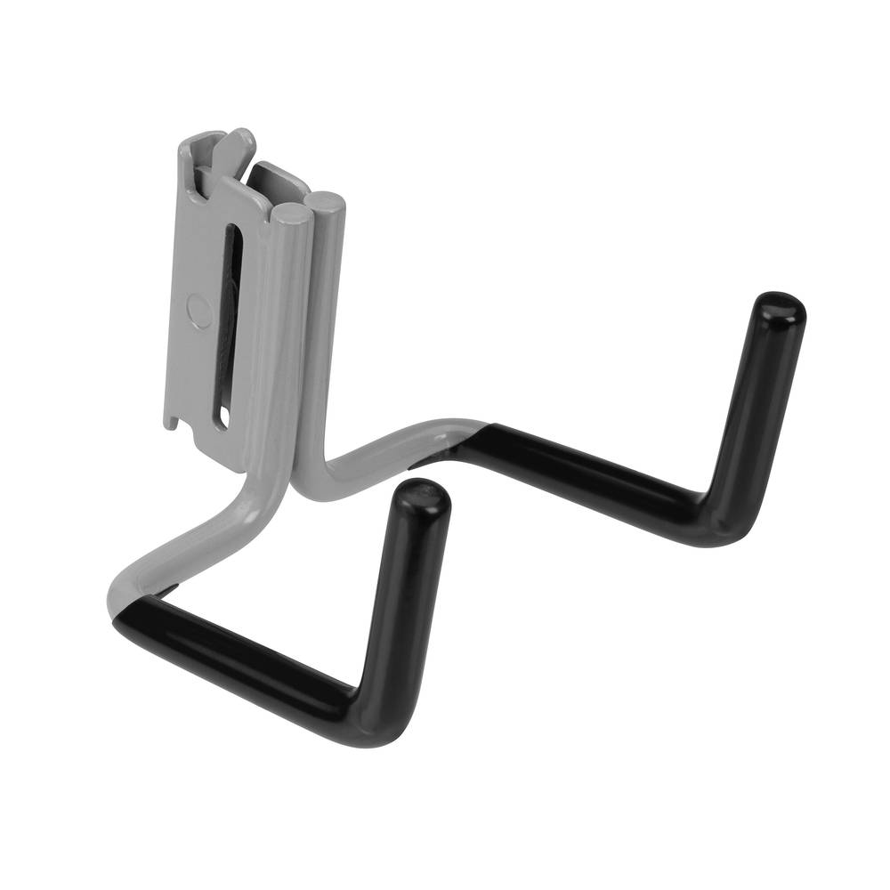 CargoSmart Premium Coated Dual Arm Tool Hook For E-track and X-track- 1 Pack | 6546