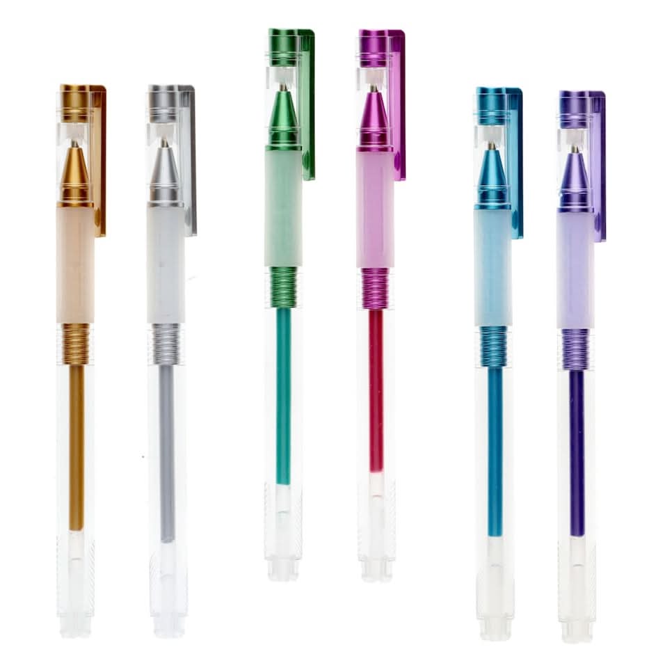Zebra Medium Point Glitter Gel Stick Pen, Assorted Colors, 2-pc Pack.