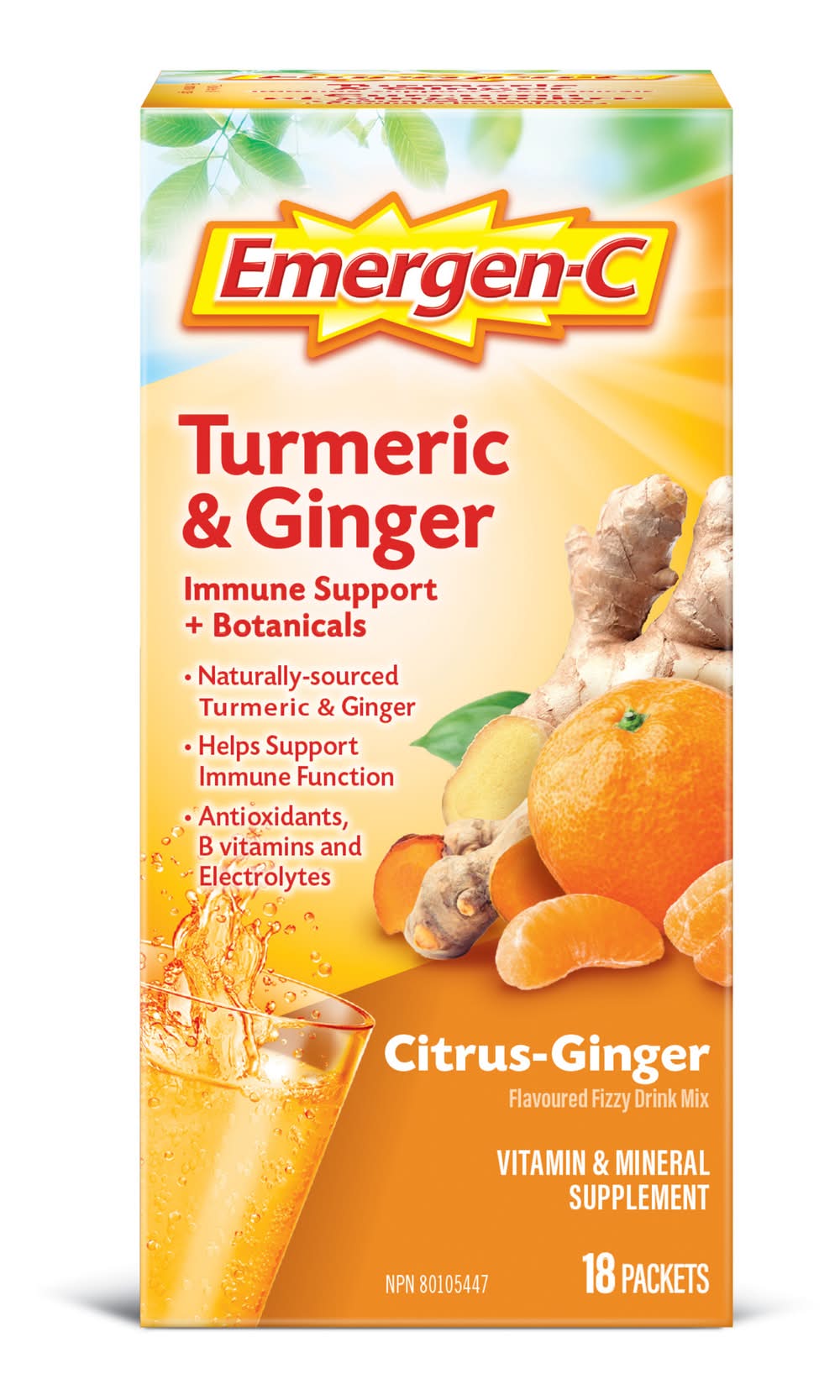 Emergen-C Turmeric & Ginger Gummies (20 g)