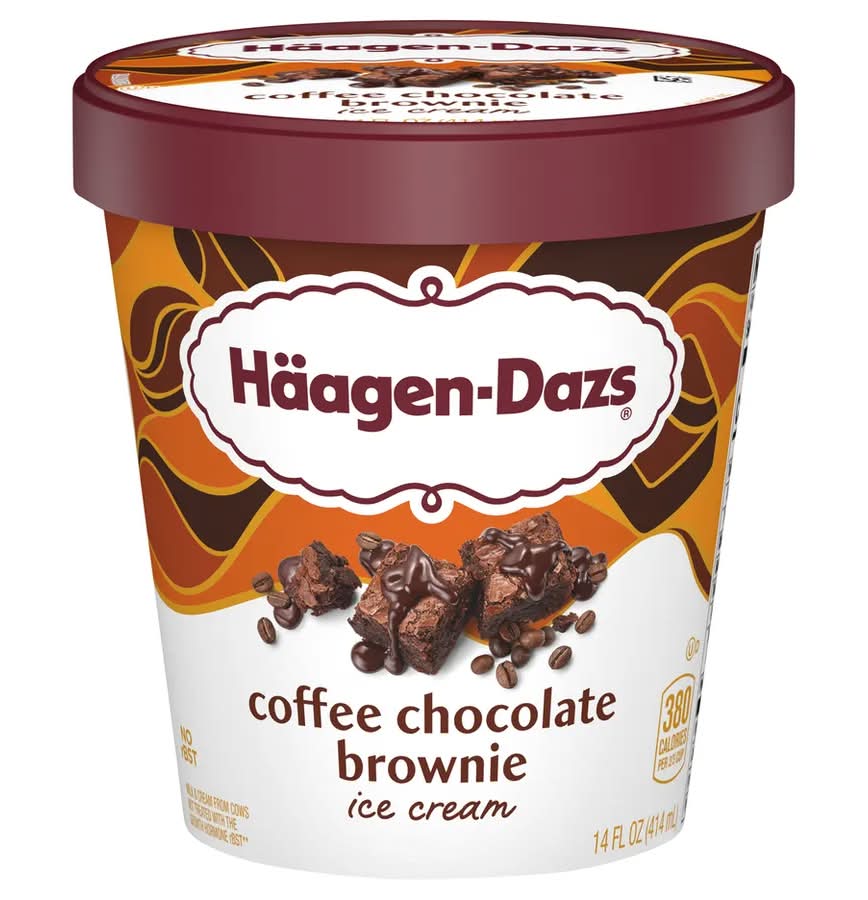 Haagen-Dazs Coffee Chocolate Brownie Ice Cream