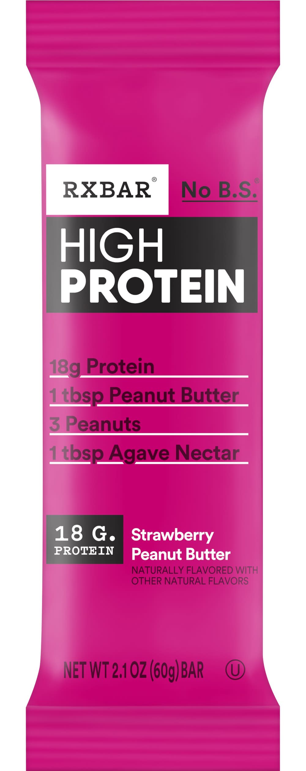 RXBAR High Protein Bars, Strawberry Peanut Butter (2.1 oz)