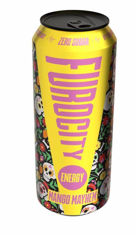 Furocity Mango Mayhem, Zero Sugar Energy Drink (500ml)
