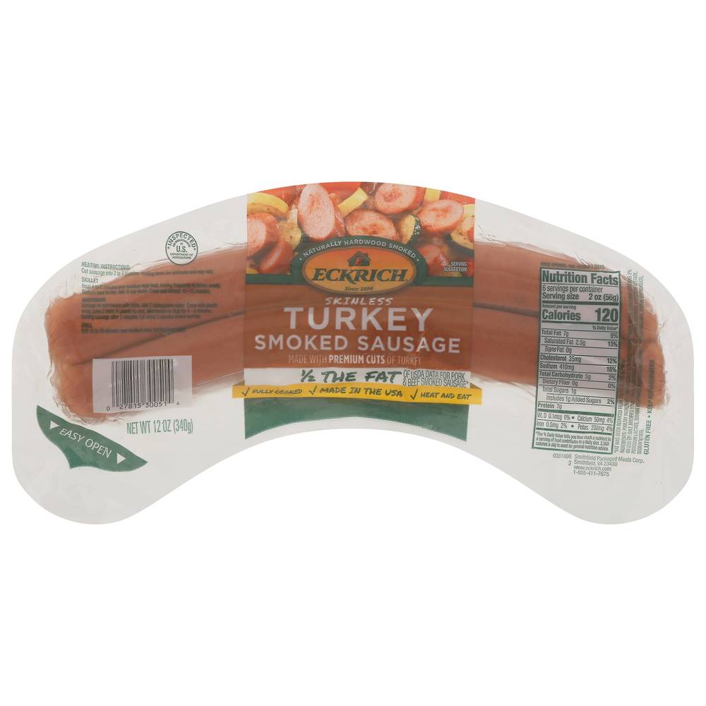 Eckrich Skinless Turkey Sausage (smoked)