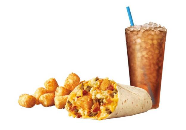 Ultimate Meat & Cheese Breakfast Burrito™ Combo