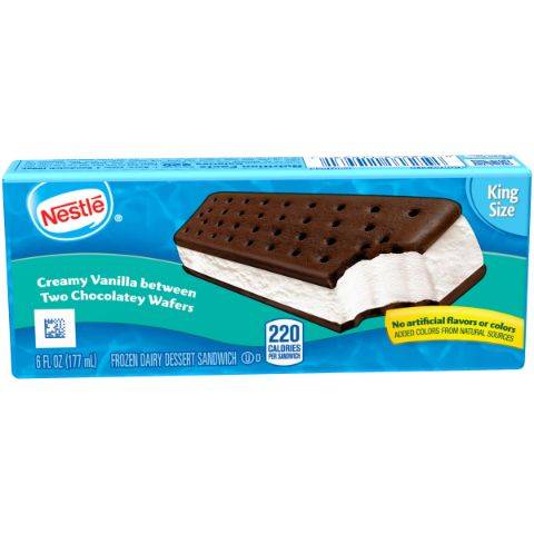 Dreyer's Vanilla Ice Cream Sandwich King