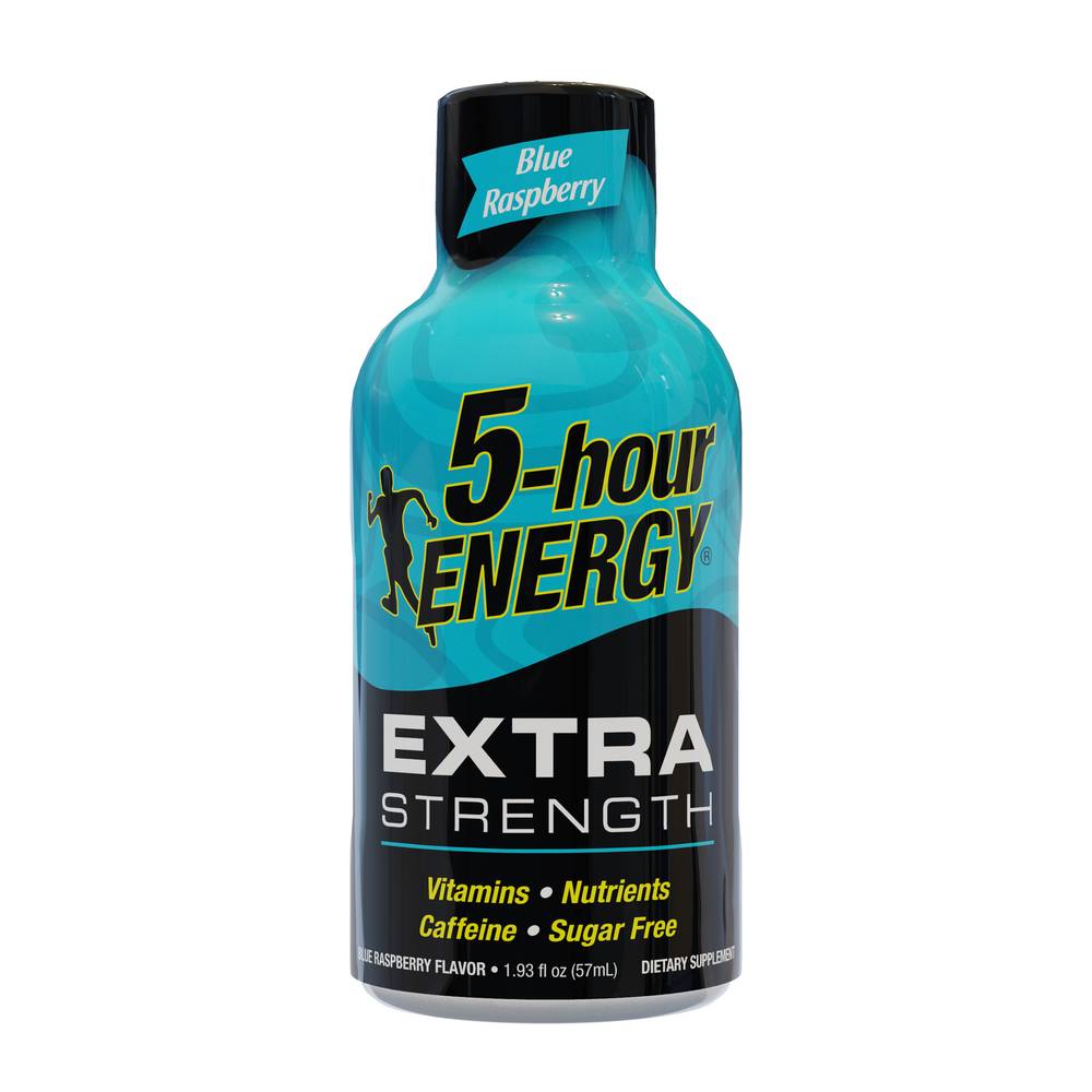 5-Hour Energy Extra Strength Blue Raspberry Dietary Supplement (1.93 fl oz)