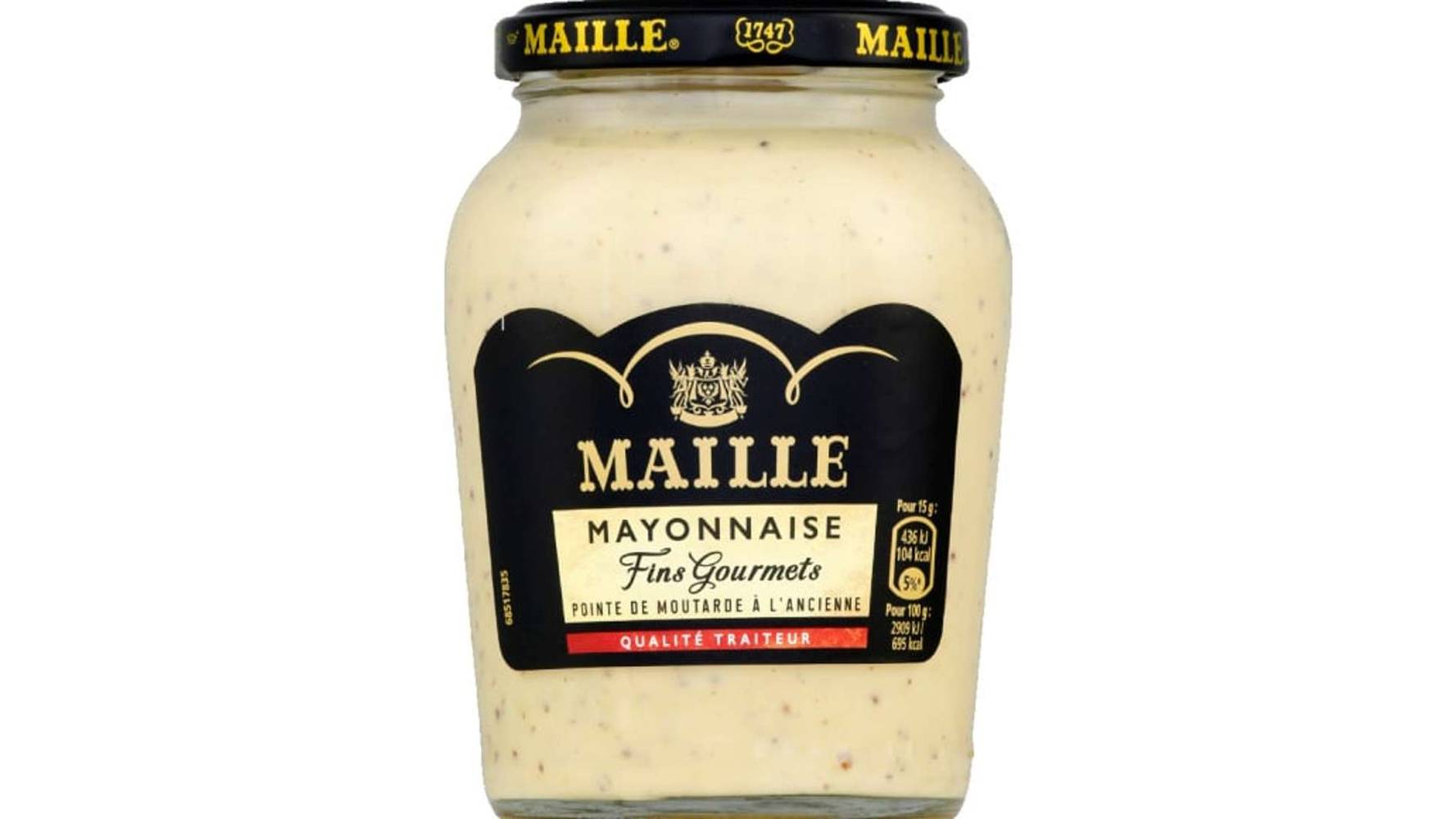 Maille Mayonnaise Fins Gourmets, Qualité Traiteur Le bocal de 320g