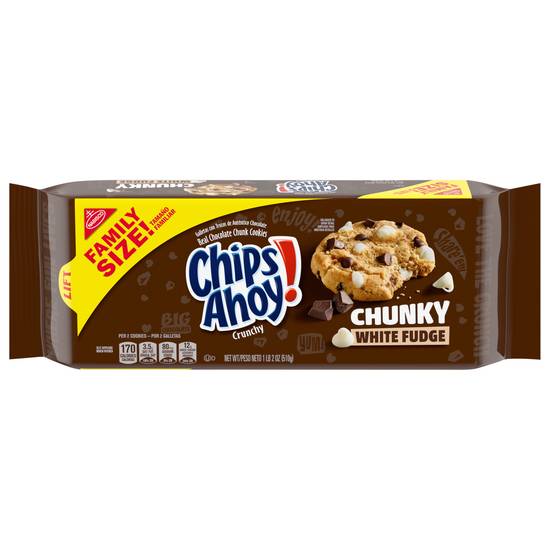 Chips Ahoy! Family Size Chunky White Fudge Cookies