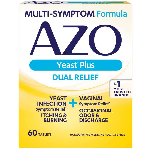 AZO Yeast Tablets, 60 ct