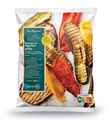 Mélange de légumes grillés sans résidu de pesticides, Italie