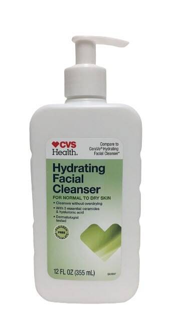 CVS Health Hydrating Facial Cleanser for Normal to Dry Skin, 12 OZ