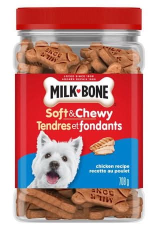 Milk-Bone Soft & Chewy Recipe Dog Treats, Chicken (708 g)